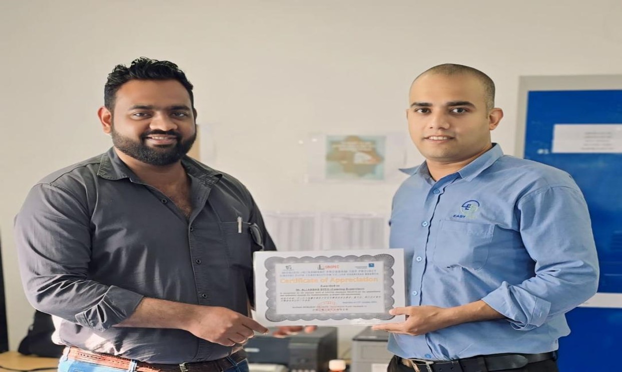 Sinopec Marjan Awarded Certificate of appreciation